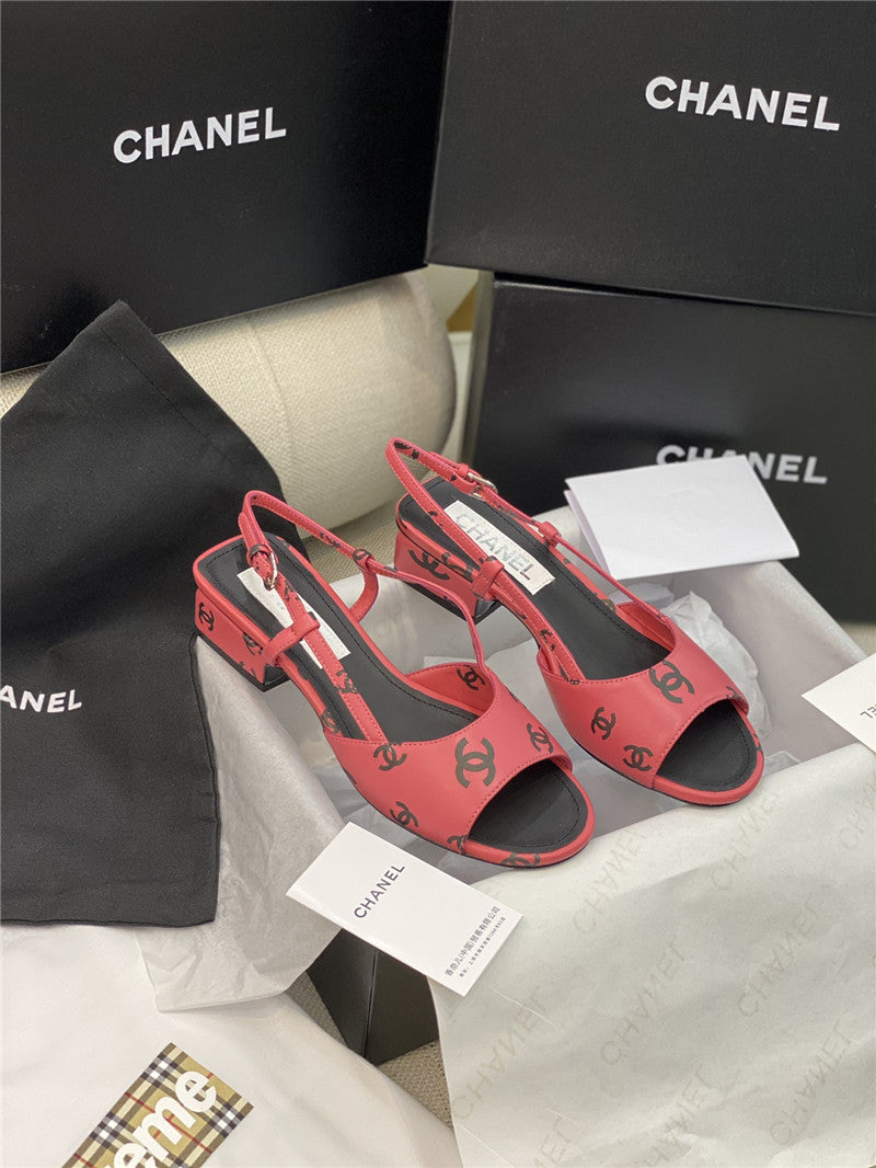 High Quality Luxury Chanel Flat Cutout Sandals – Style 85670