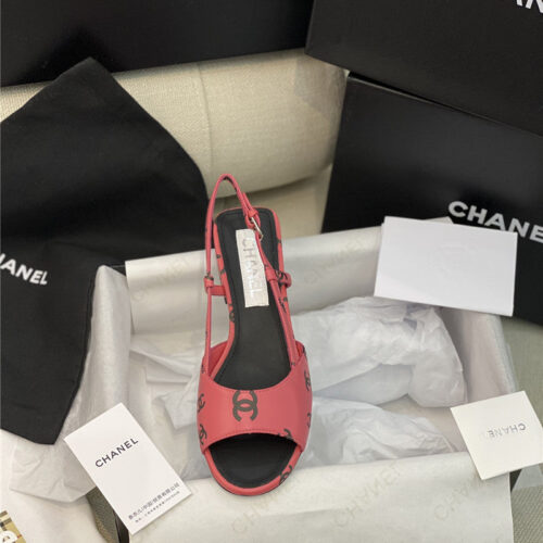 High Quality Luxury Chanel Flat Cutout Sandals – Style 85670 product detail