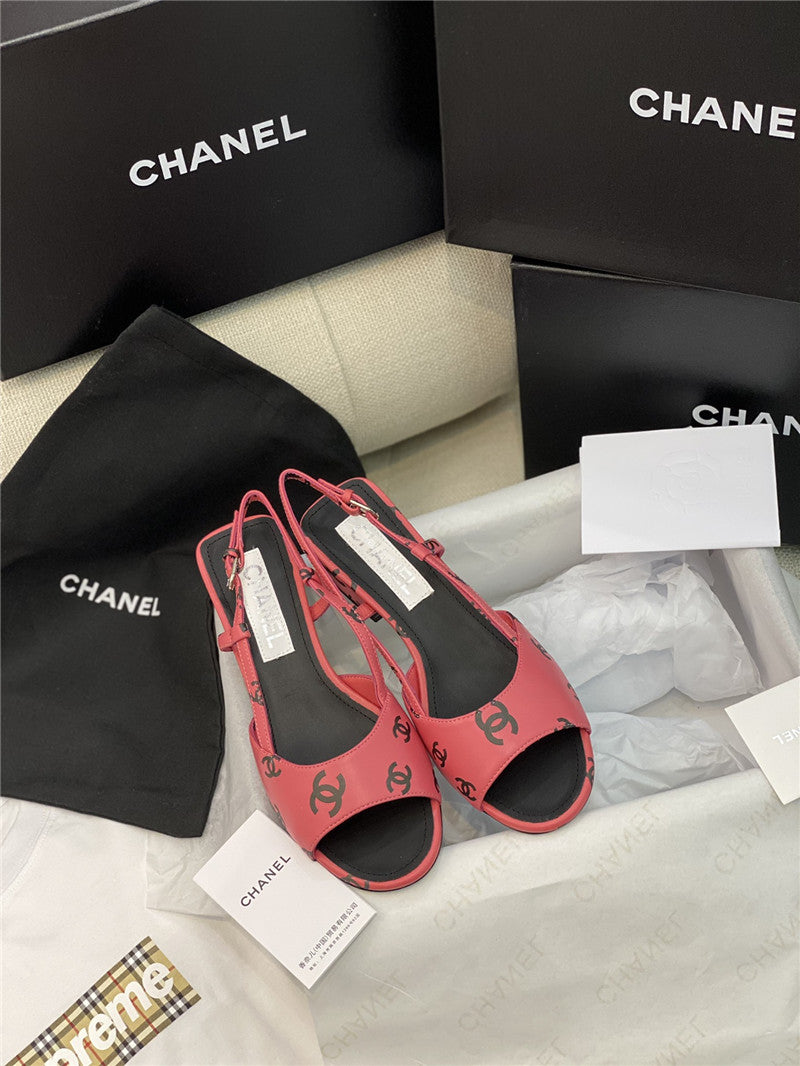 High Quality Luxury Chanel Flat Cutout Sandals – Style 85670 product detail