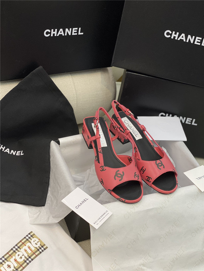 High Quality Luxury Chanel Flat Cutout Sandals – Style 85670 product detail