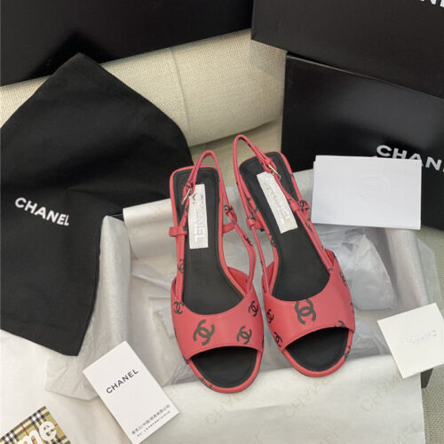 High Quality Luxury Chanel Flat Cutout Sandals – Style 85670 product detail