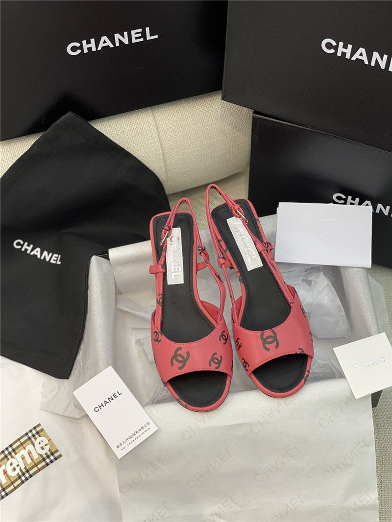 High Quality Luxury Chanel Flat Cutout Sandals – Style 85670 product detail