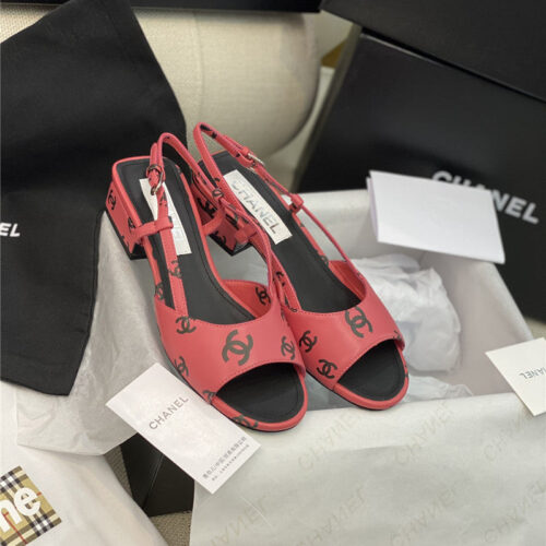 High Quality Luxury Chanel Flat Cutout Sandals – Style 85670 product detail
