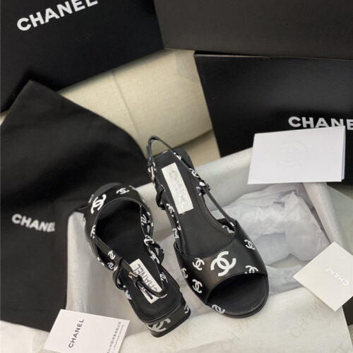 High Quality Luxury Chanel Flat Cutout Sandals – Style 47814 product detail