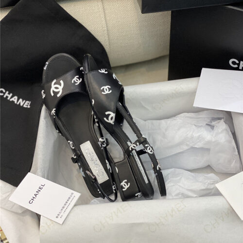 High Quality Luxury Chanel Flat Cutout Sandals – Style 47814 product detail