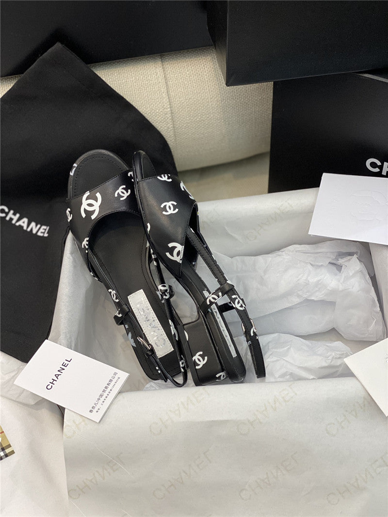 High Quality Luxury Chanel Flat Cutout Sandals – Style 47814 product detail