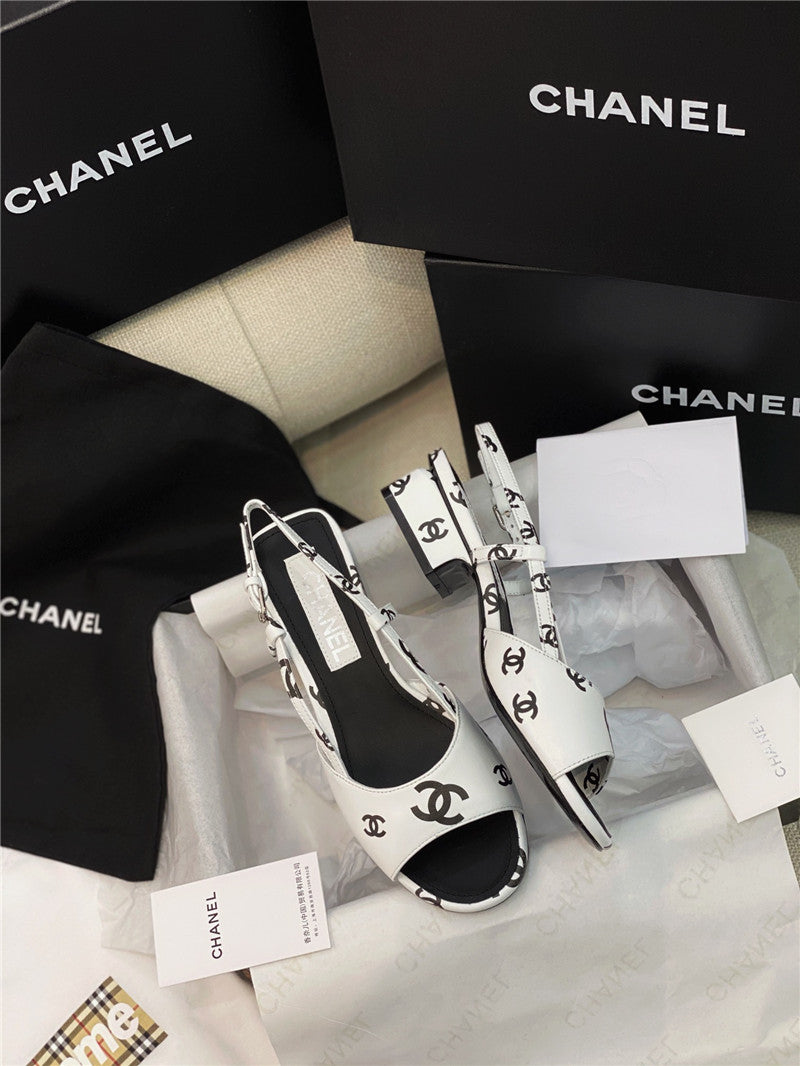 High Quality Luxury Chanel Flat Cutout Sandals product detail