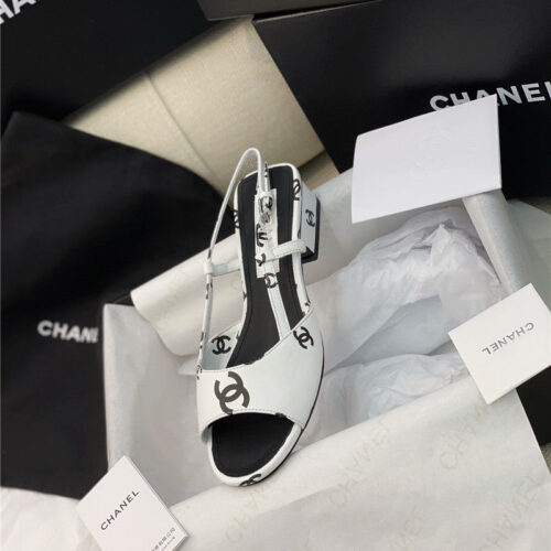 High Quality Luxury Chanel Flat Cutout Sandals product detail