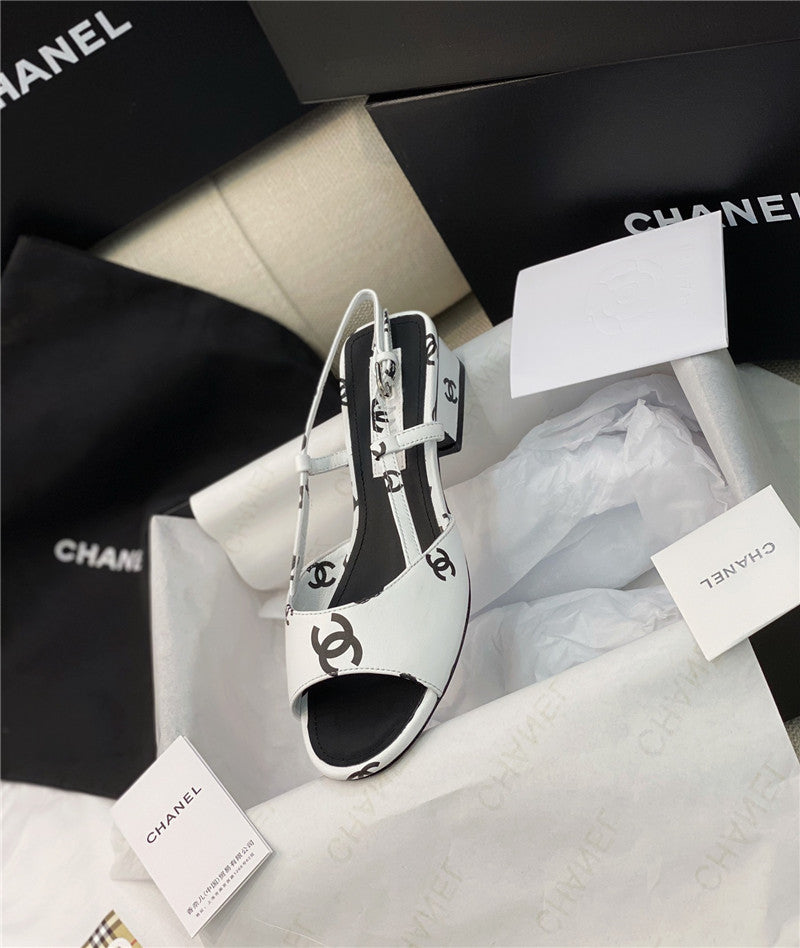 High Quality Luxury Chanel Flat Cutout Sandals product detail