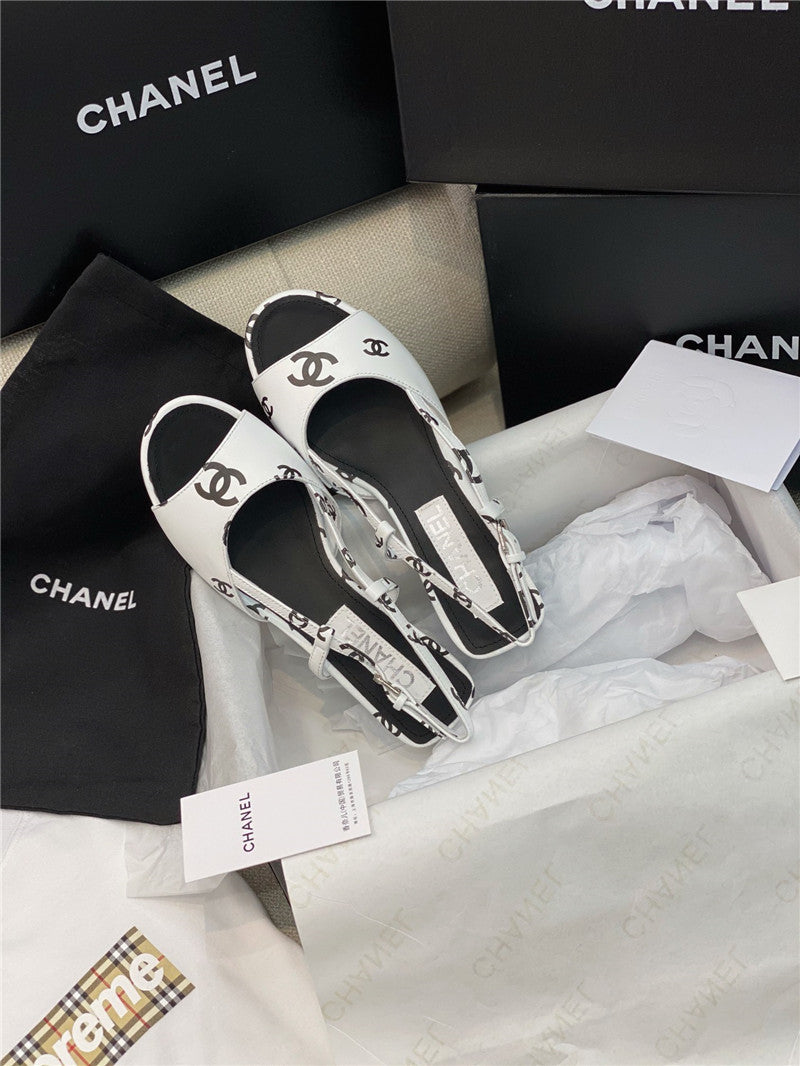 High Quality Luxury Chanel Flat Cutout Sandals product detail