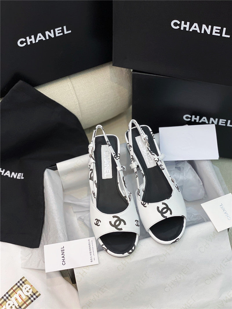 High Quality Luxury Chanel Flat Cutout Sandals product detail