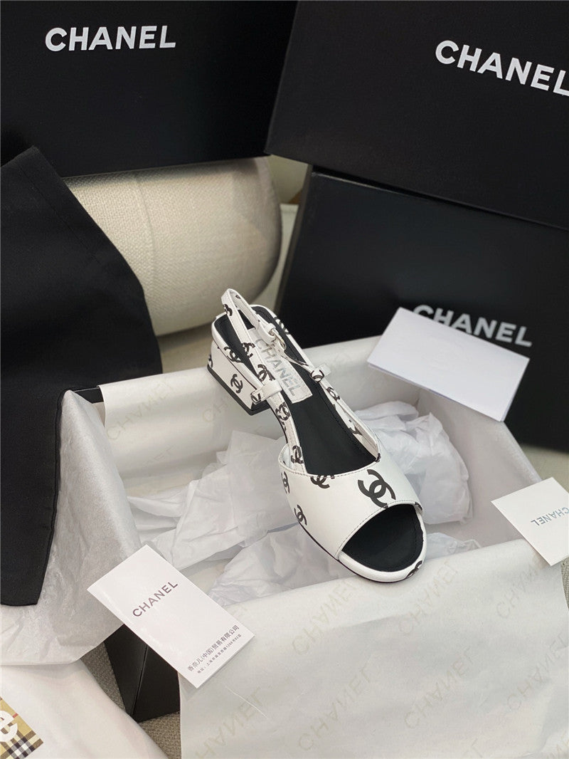 High Quality Luxury Chanel Flat Cutout Sandals product detail