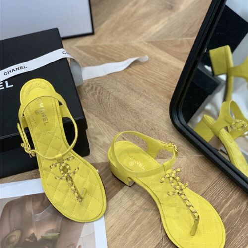 High Quality Luxury Chanel Flip Flop Sandals – Style 66342 product detail