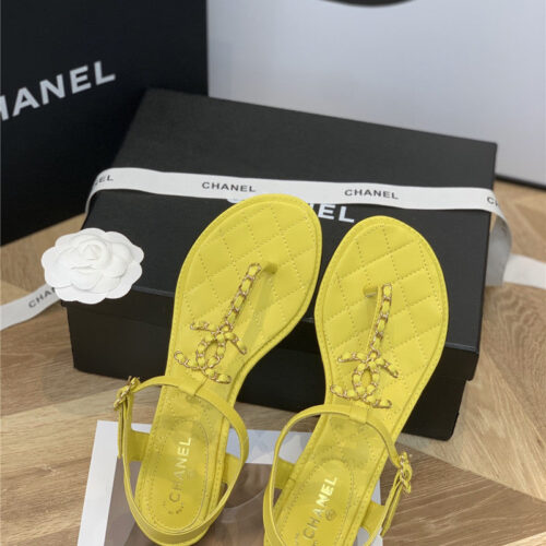 High Quality Luxury Chanel Flip Flop Sandals – Style 66342 product detail