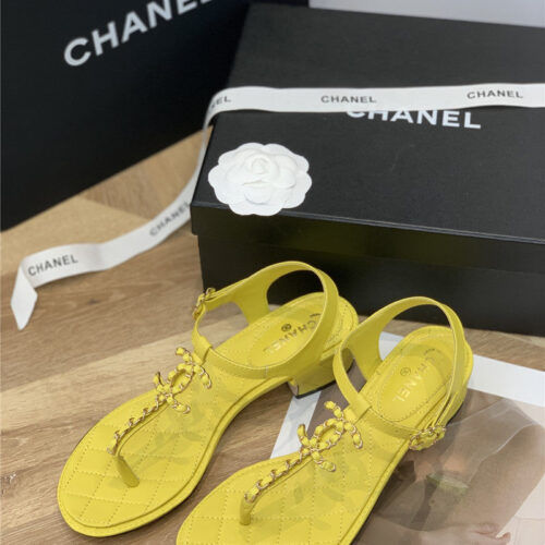 High Quality Luxury Chanel Flip Flop Sandals – Style 66342 product detail
