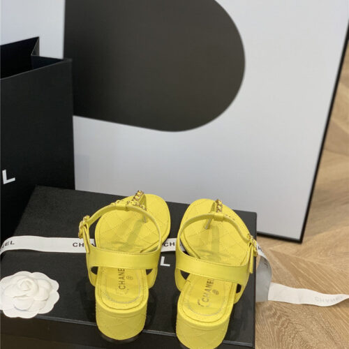 High Quality Luxury Chanel Flip Flop Sandals – Style 66342 product detail
