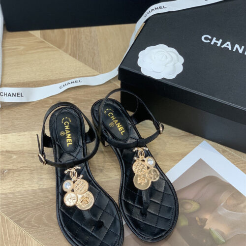 High Quality Luxury Chanel Flip Flop Sandals – Style 69734