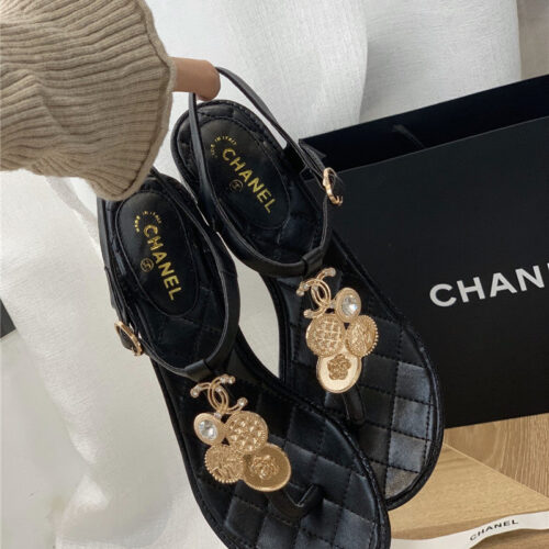 High Quality Luxury Chanel Flip Flop Sandals – Style 69734 product detail