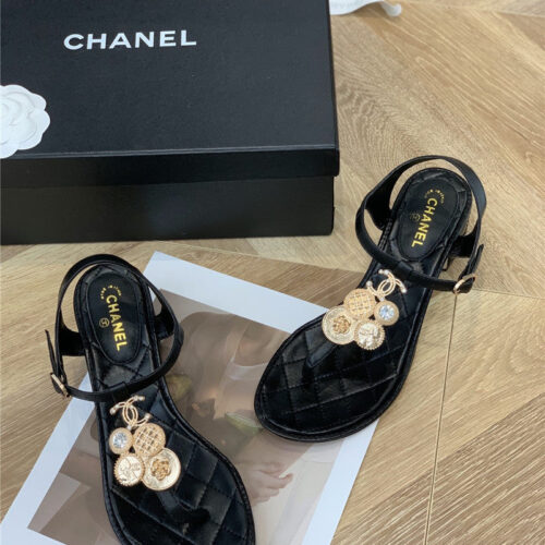 High Quality Luxury Chanel Flip Flop Sandals – Style 69734 alternate view