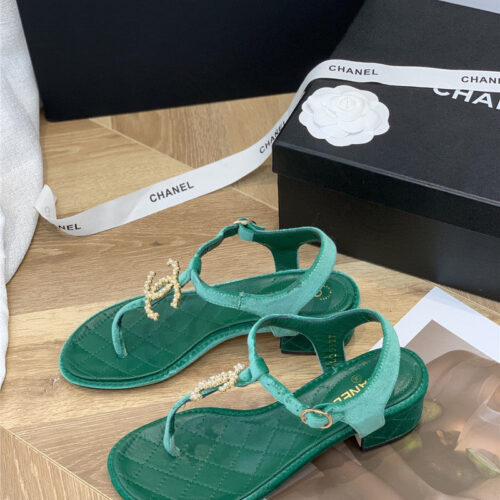 High Quality Luxury Chanel Flip Flop Sandals – Style 57862