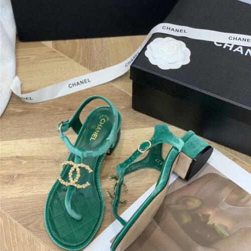 High Quality Luxury Chanel Flip Flop Sandals – Style 57862 alternate view