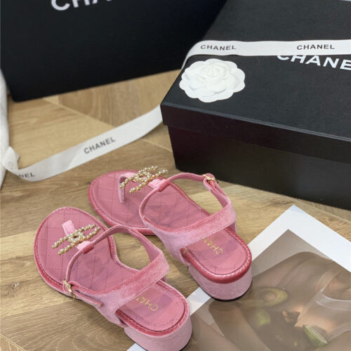 High Quality Luxury Chanel Flip Flop Sandals – Style 26790 product detail