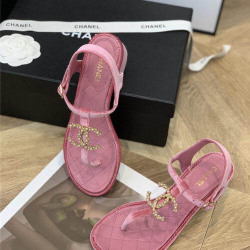 High Quality Luxury Chanel Flip Flop Sandals – Style 26790 product detail
