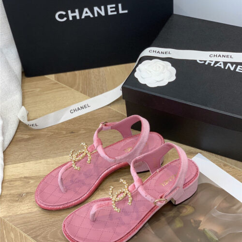High Quality Luxury Chanel Flip Flop Sandals – Style 26790