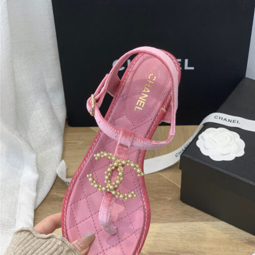 High Quality Luxury Chanel Flip Flop Sandals – Style 26790 product detail