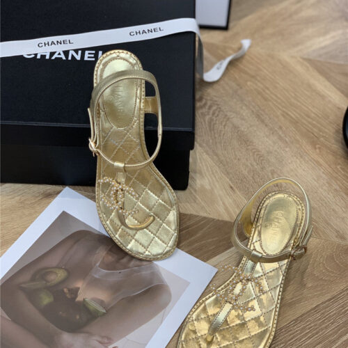 High Quality Luxury Chanel Flip Flop Sandals product detail