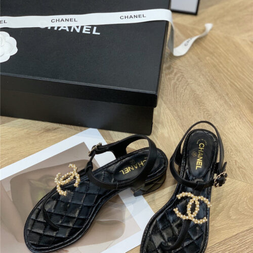 High Quality Luxury Chanel Flip Flop Sandals – Style 97414 alternate view