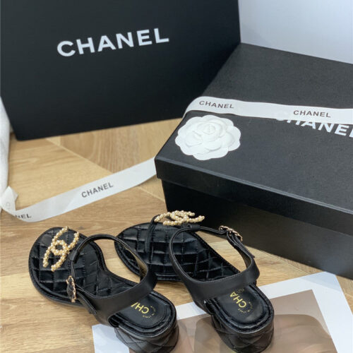 High Quality Luxury Chanel Flip Flop Sandals – Style 97414 product detail