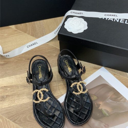 High Quality Luxury Chanel Flip Flop Sandals – Style 97414 product detail