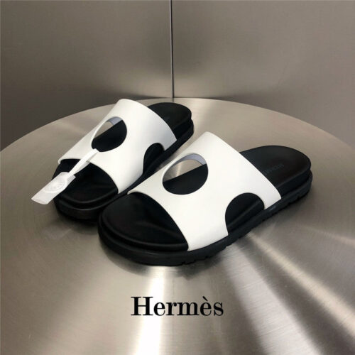 High Quality Luxury Hermes Edith Hole Slippers – Style 98179 alternate view