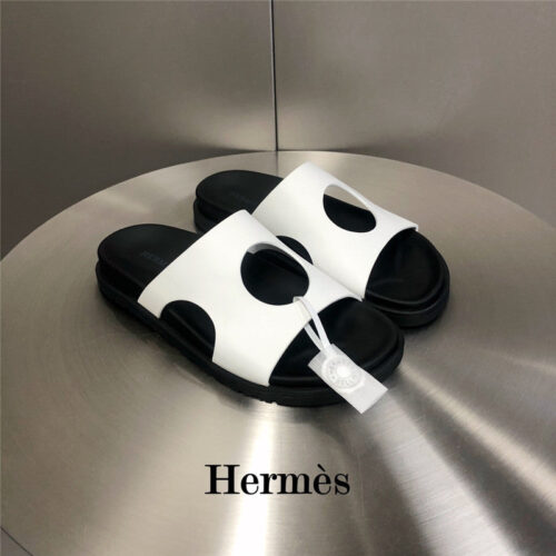 High Quality Luxury Hermes Edith Hole Slippers – Style 98179