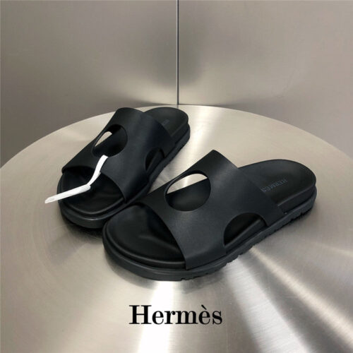 High Quality Luxury Hermes Edith Hole Slippers – Style 65411 product detail