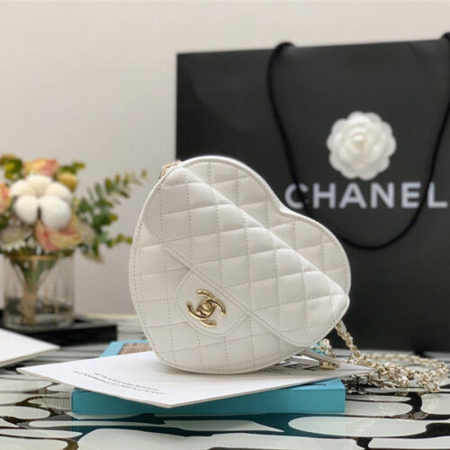 High Quality Luxury Chanel Heart Chain Diamond Bag product detail