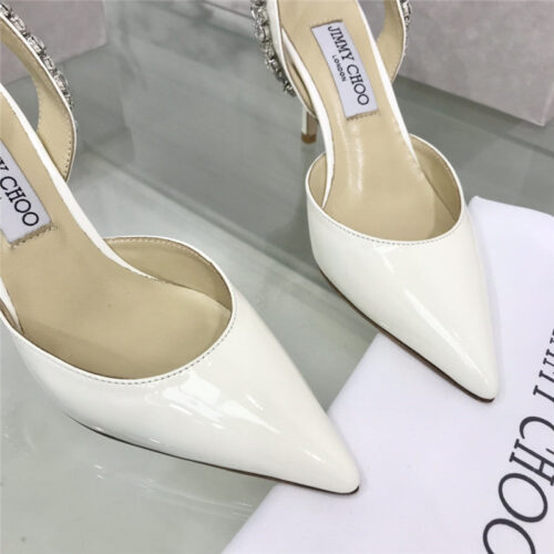 High Quality Luxury Jimmy Choo Rhinestone Heeled Sandals – Style 89143 product detail