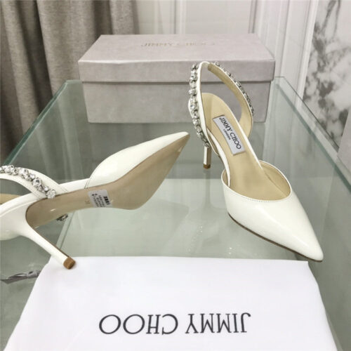 High Quality Luxury Jimmy Choo Rhinestone Heeled Sandals – Style 89143 product detail