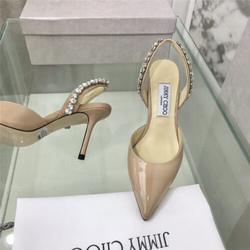 High Quality Luxury Jimmy Choo Rhinestone Heeled Sandals – Style 94231 product detail