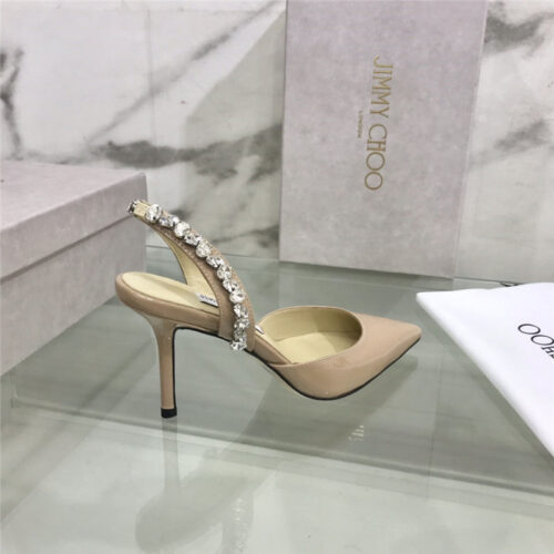 High Quality Luxury Jimmy Choo Rhinestone Heeled Sandals – Style 94231 product detail