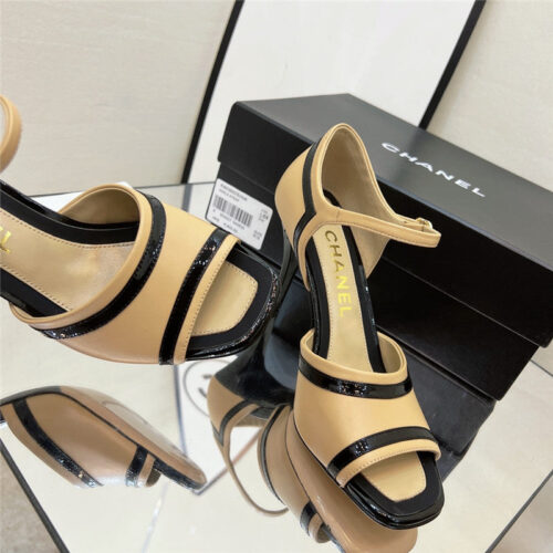 High Quality Luxury Chanel High Heel Sandals – Style 45254 product detail
