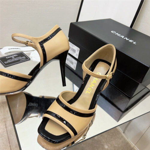 High Quality Luxury Chanel High Heel Sandals – Style 45254 product detail