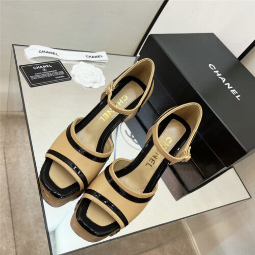 High Quality Luxury Chanel High Heel Sandals – Style 45254 alternate view