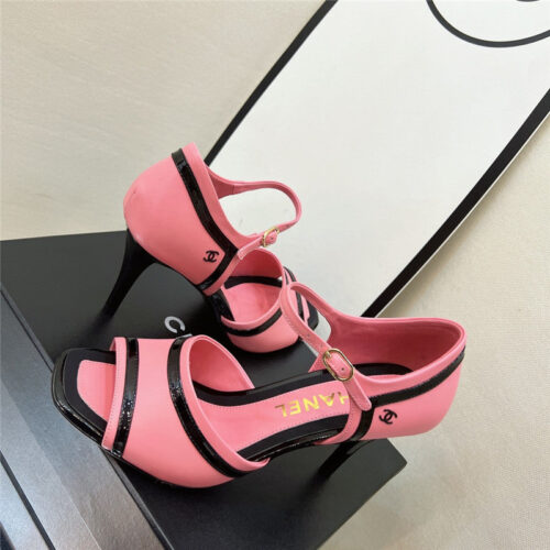 High Quality Luxury Chanel High Heel Sandals – Style 46950 product detail