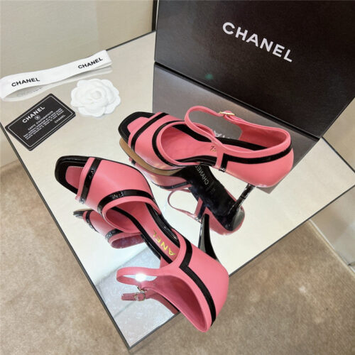 High Quality Luxury Chanel High Heel Sandals – Style 46950 product detail