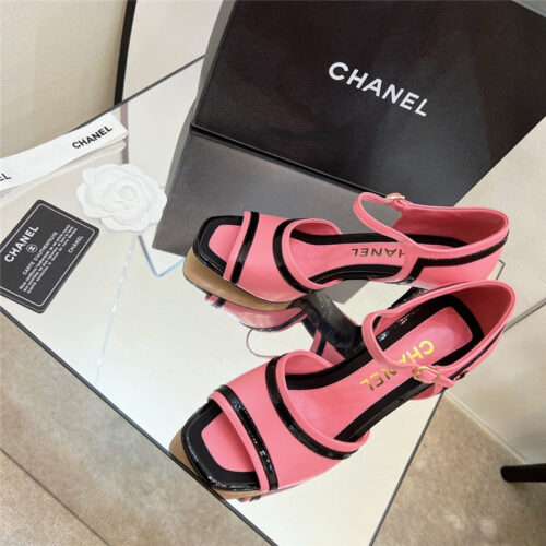 High Quality Luxury Chanel High Heel Sandals – Style 46950 alternate view