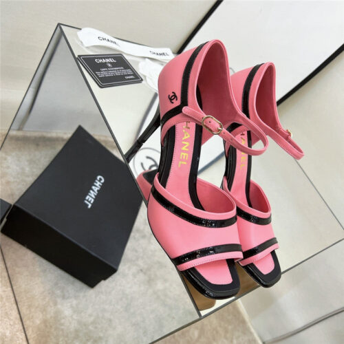 High Quality Luxury Chanel High Heel Sandals – Style 46950