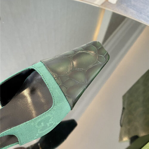 High Quality Luxury Gucci GG Canvas High Heel Sandals product detail