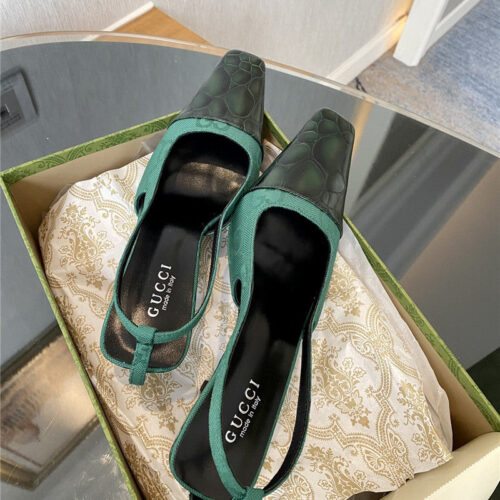 High Quality Luxury Gucci GG Canvas High Heel Sandals product detail